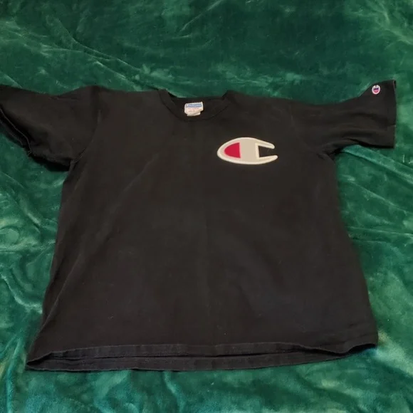 5 for $30 - Big C patch vintage 90s t-shirt - Picture 2 of 6